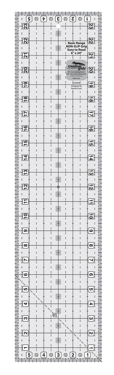Quilt Ruler 6in x 24in Rectangle