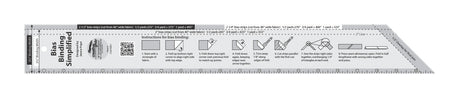 Bias Binding Simplified Quilt Ruler