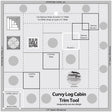 Creative Grids Curvy Log Cabin Trim Tool 8in