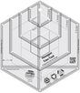 Hexagon Trim Tool Quilt Ruler