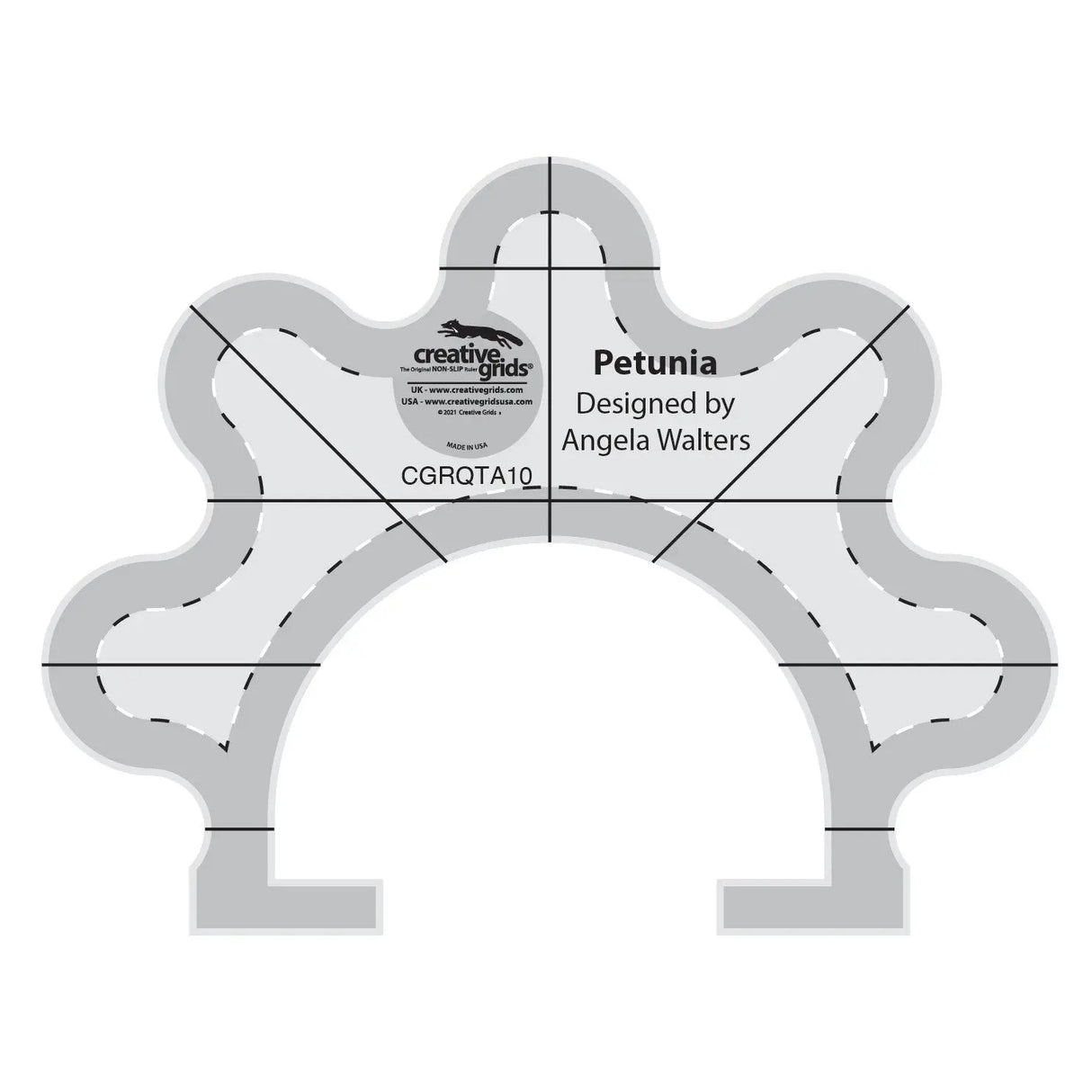 Machine Quilting Tool Petunia by Creative Grids