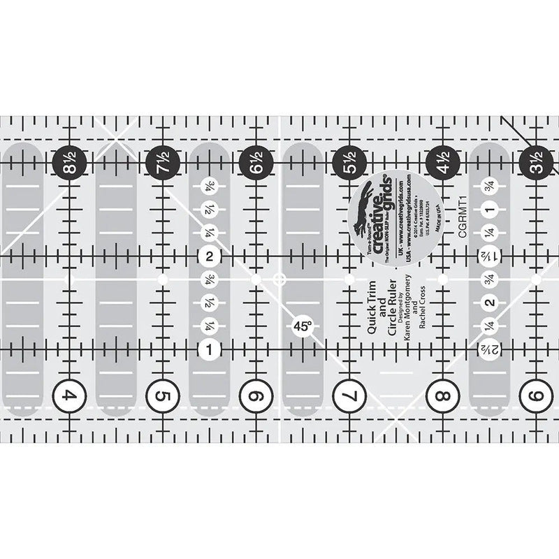 Quilting Ruler 3-1/2in x 12-1/2in Rectangle