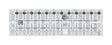 Quilting Ruler 3-1/2in x 12-1/2in Rectangle