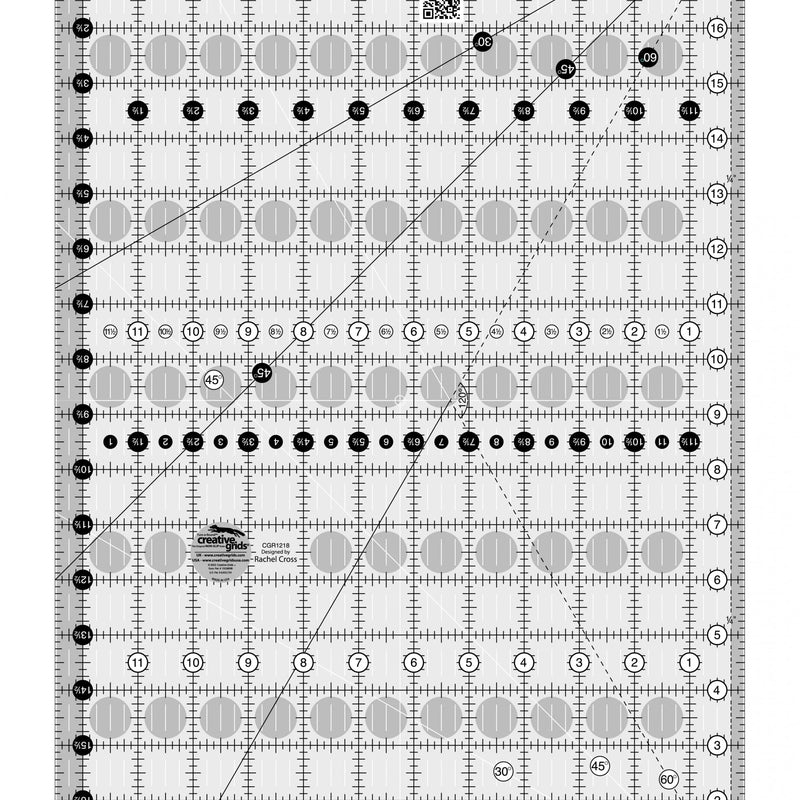Quilt Ruler 12-1/2in x 18-1/2in Creative Grids