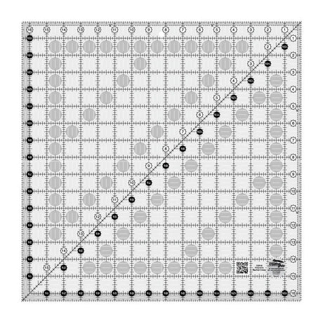 Quilt Ruler 16-1/2in Square
