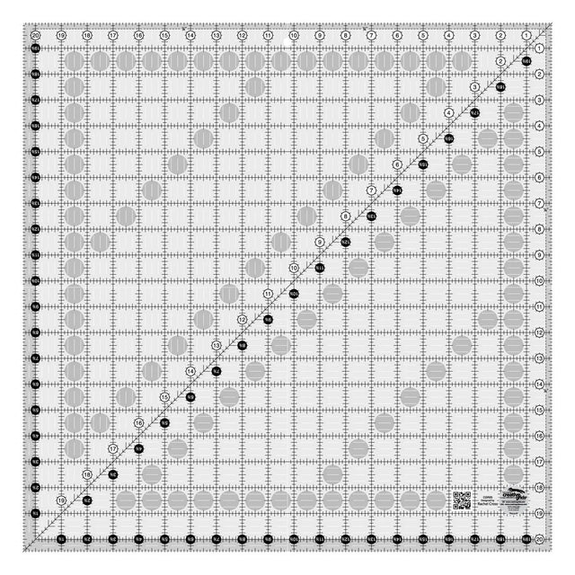 Quilt Ruler 20-1/2in Square