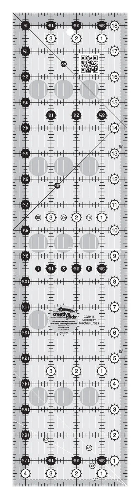 Quilt Ruler 4-1/2in x 18-1/2in