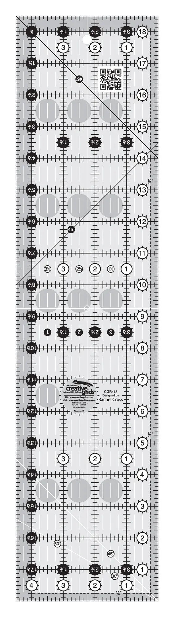 Quilt Ruler 4-1/2in x 18-1/2in
