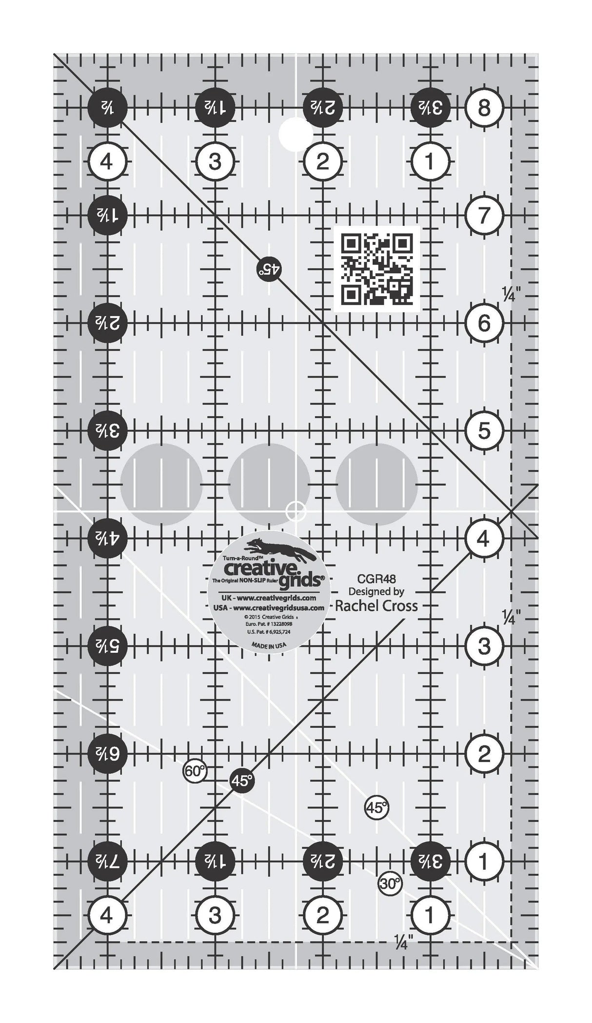 Quilt Ruler 4-1/2in x 8-1/2in