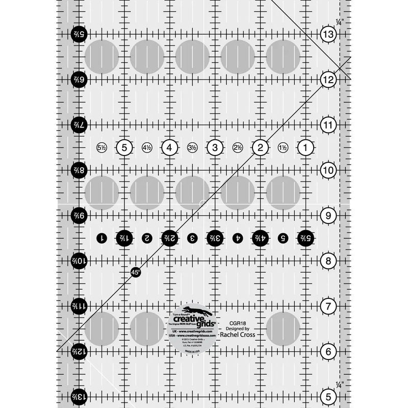 Quilt Ruler 6-1/2in x 18-1/2in