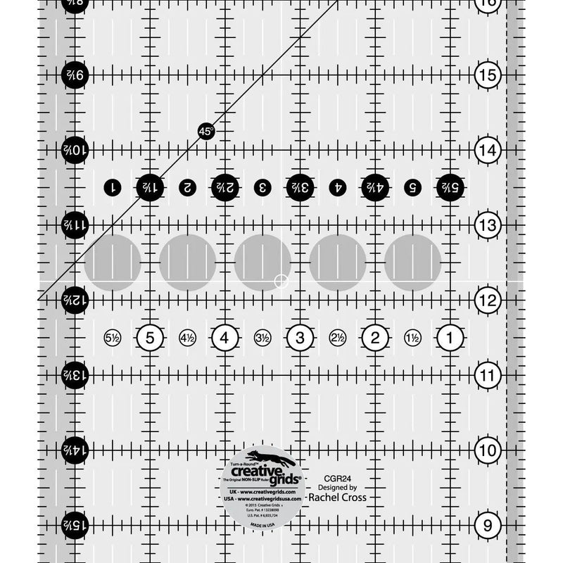 Quilt Ruler 6-1/2in x 24-1/2in