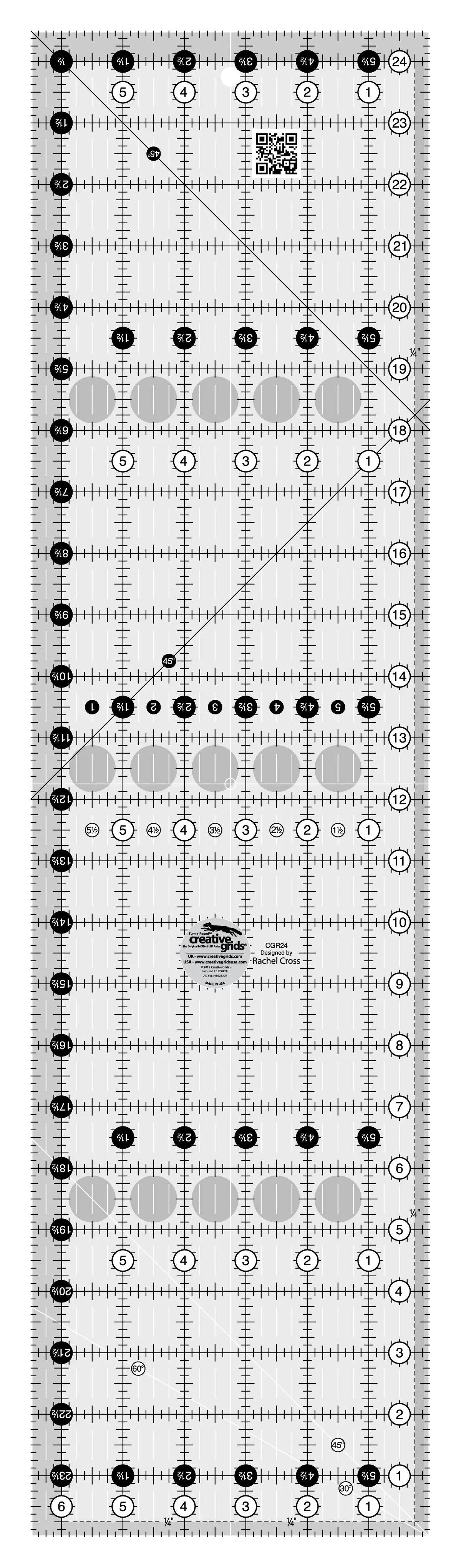 Quilt Ruler 6-1/2in x 24-1/2in