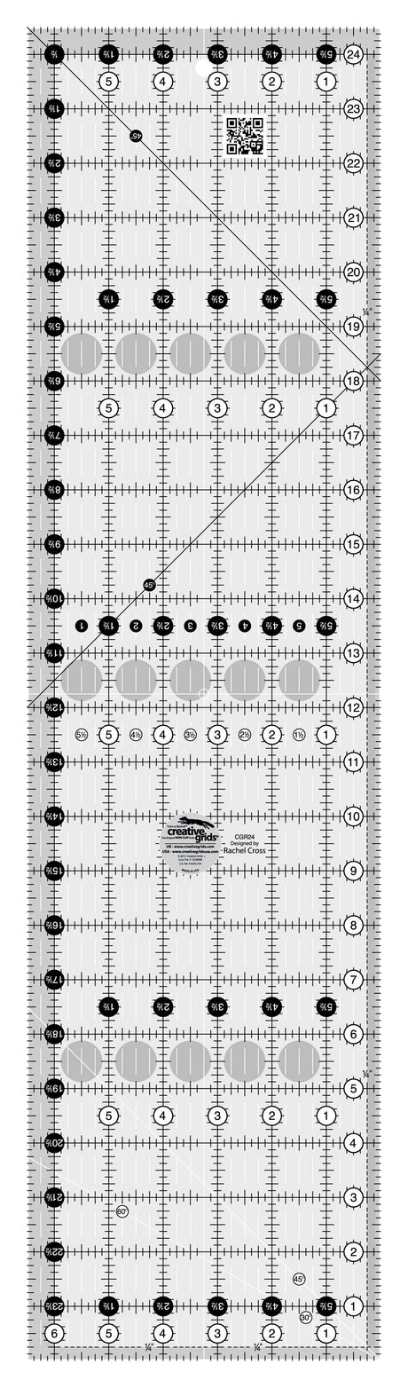Quilt Ruler 6-1/2in x 24-1/2in