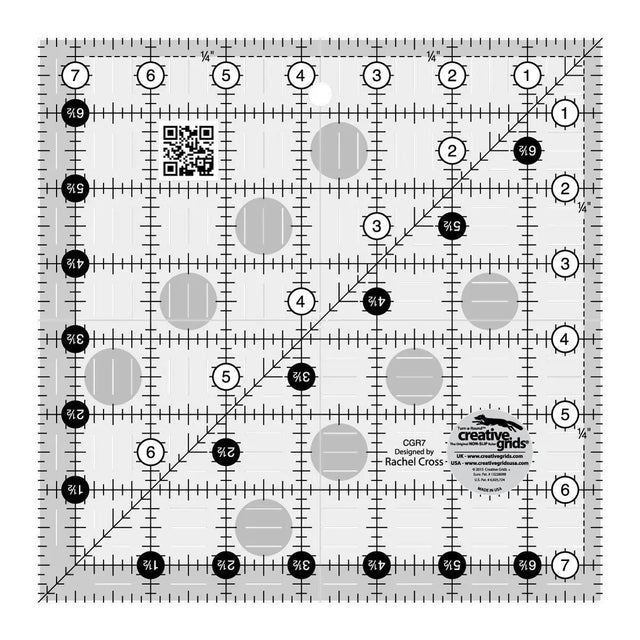 Quilt Ruler 7-1/2in Square