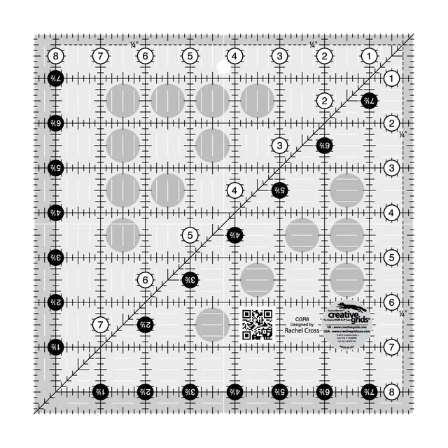 Quilt Ruler 8-1/2in Square