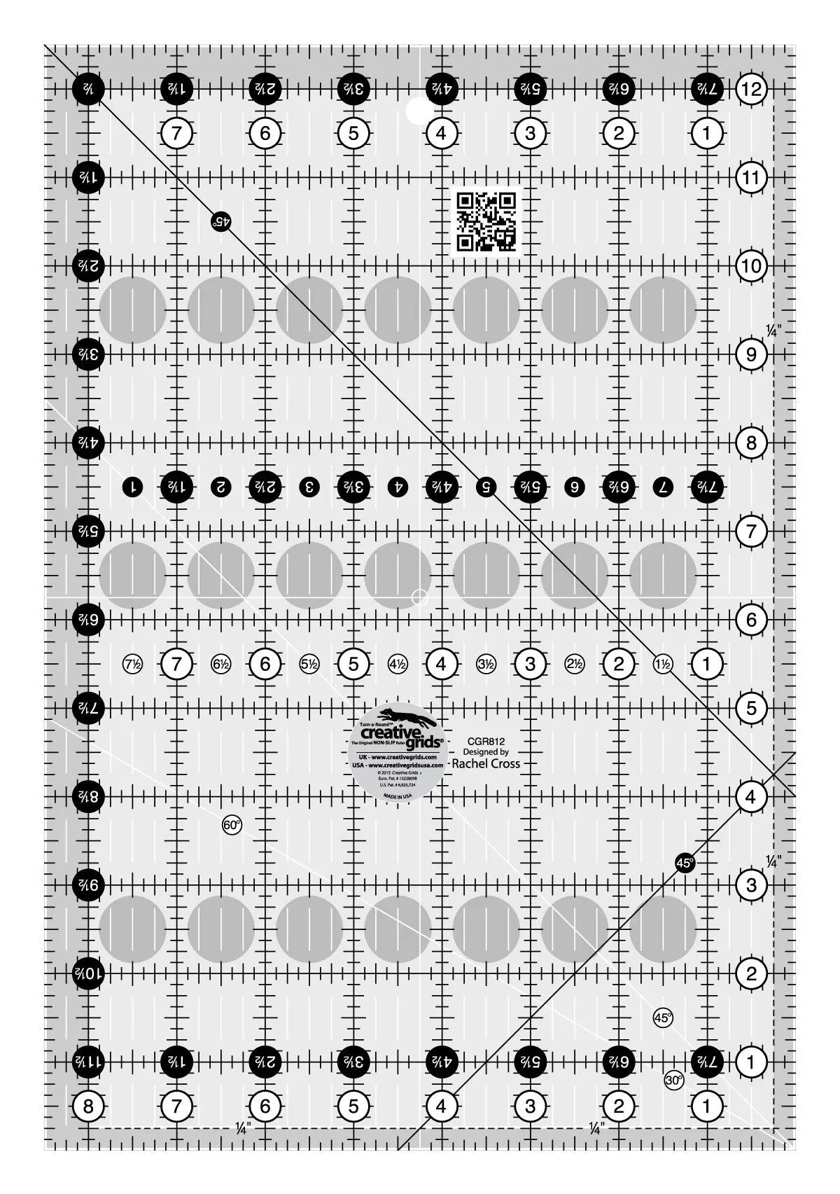 Quilt Ruler 8-1/2in x 12-1/2in
