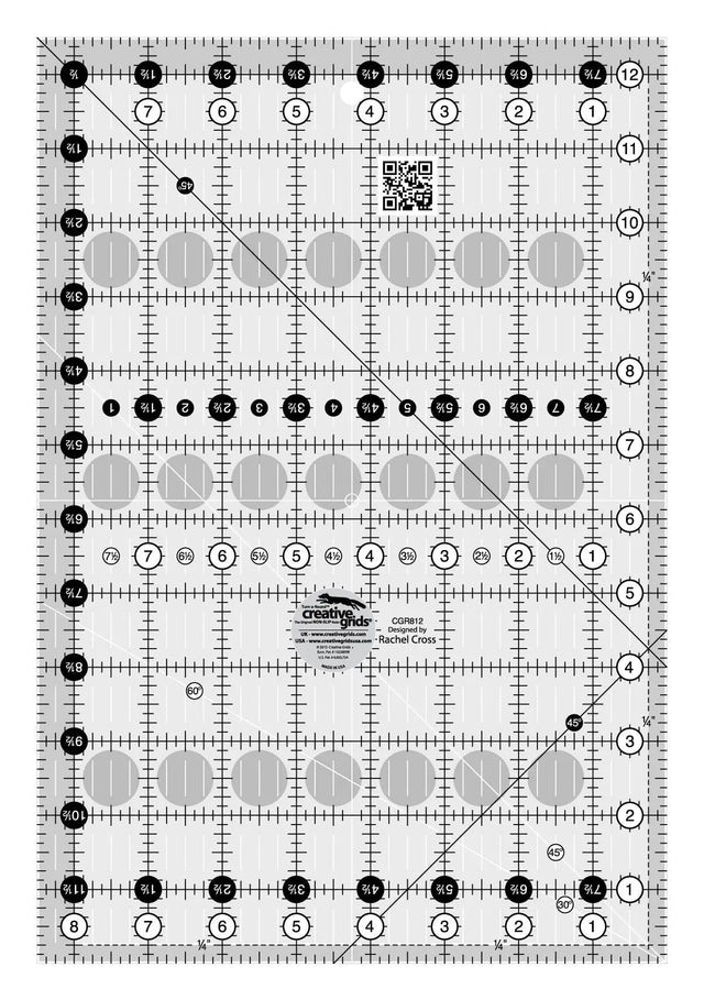 Quilt Ruler 8-1/2in x 12-1/2in