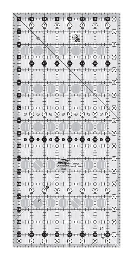 Quilt Ruler 8-1/2in x 18-1/2in Creative Grids