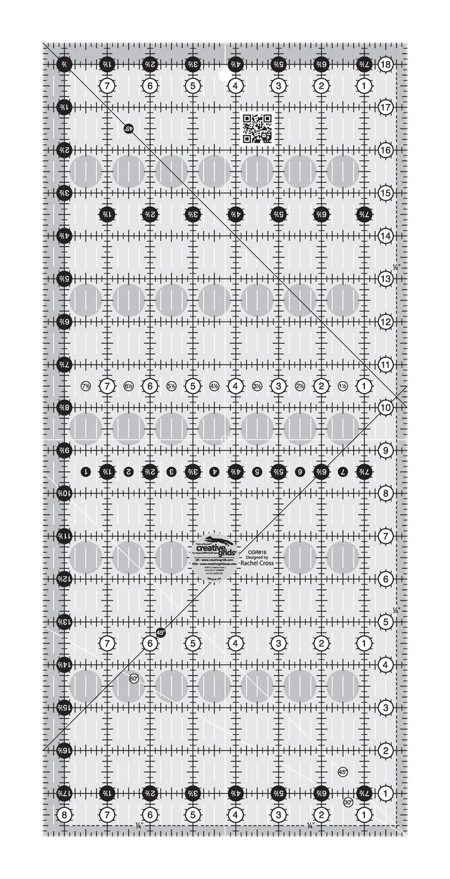 Quilt Ruler 8-1/2in x 18-1/2in Creative Grids