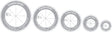 Quilt Ruler Circles 5 Discs with Grips