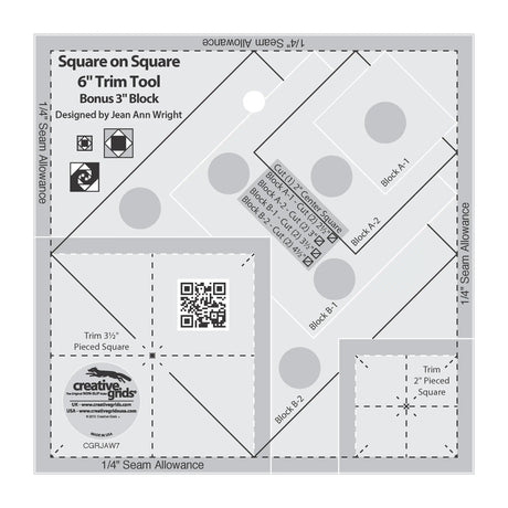 Creative Grids Square on Square Trim Tool