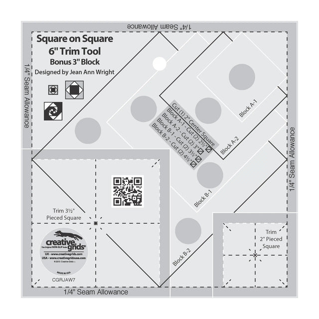 Creative Grids Square on Square Trim Tool