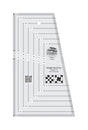 Quilt Ruler Creative Grids Straight Out Of Line 6in x 10in