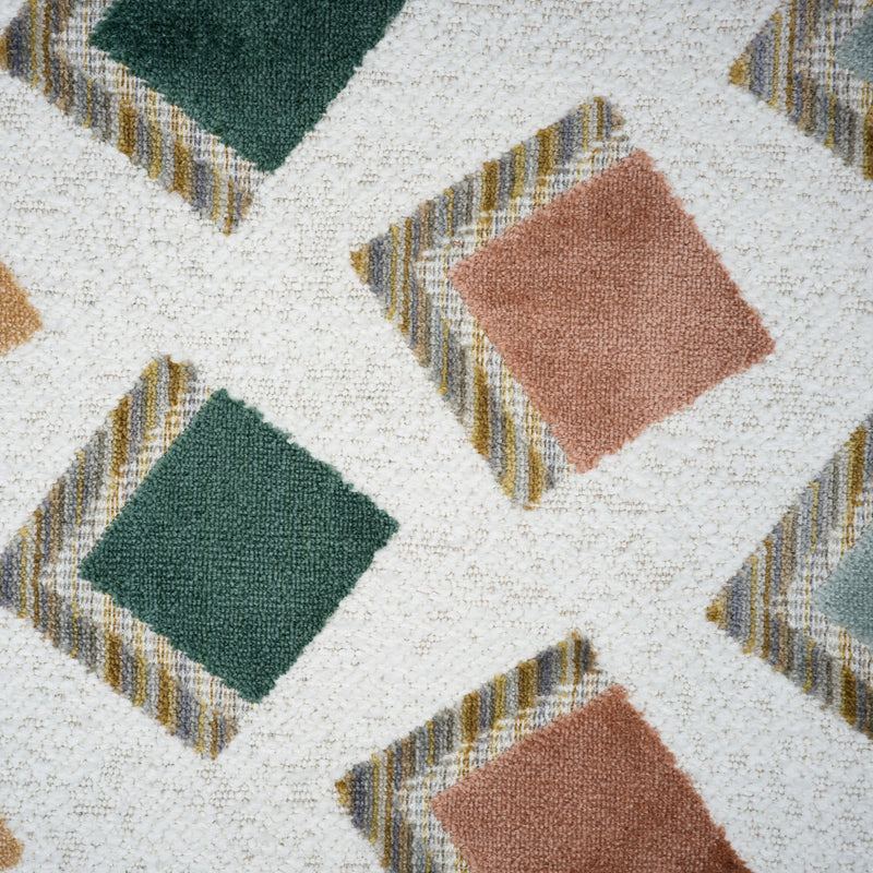 Chenille Jacquard Upholstery Fabric Credenza Geometric