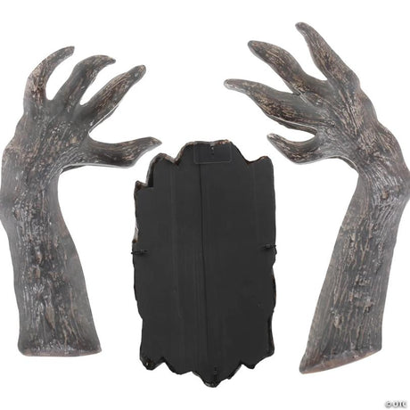 RADYAN 3-Piece Creepy Living Tree Decoration Set with Head and Arms shown in a clear product image