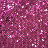 Crescendo Stretch Netting Sequin Nylon Spandex Fabric - Black, Ivory, Magenta, Pine, Navy, Chocolate, 56" Width (1 Yard)