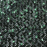 Crescendo Stretch Netting Sequin Nylon Spandex Fabric - Black, Ivory, Magenta, Pine, Navy, Chocolate, 56" Width (1 Yard)