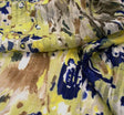 Shadow Stripe Chiffon 100 Percent Polyester Fabric - Color 011, Shadow Crinkled Texture, 53" Width (1 Yard)