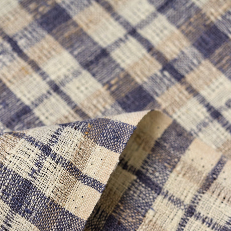 Linen Rustic Plaid Mesh
