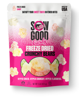 Sow Good Candy FREEZE DRIED Gummy CRUNCHY BEARS