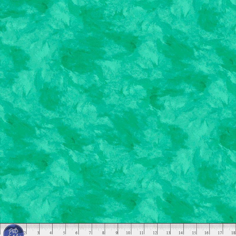 Cotton Crushed Velvet Wideback Fabric Green Teal 108"
