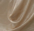 Crushed Panne Velour Polyester Fabric - Beige, 58/60" Width