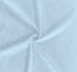 Crushed Panne Velour Polyester Fabric - Baby Blue, 58/60" Width