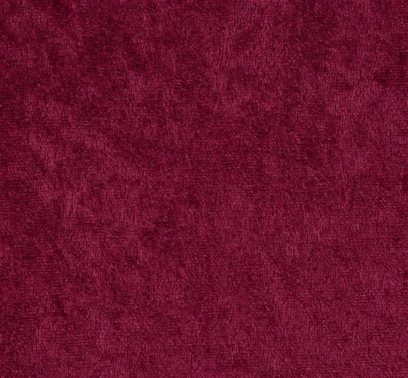 Crushed Panne Velour Polyester Fabric - Burgundy, 58/60" Width