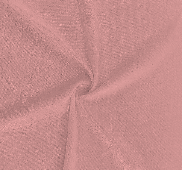 1 Yard Plush Mauve Stretch Crushed Panne Velour 58/60" Wide 160 GSM Fabric for Creative Sewing Projects