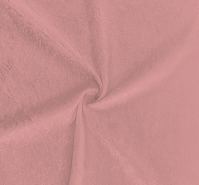 Crushed Panne Velour Polyester Fabric - Mauve, 58/60" Width