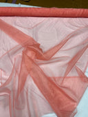 1 Yard Crinkle Barbie Organza Fabric Two Tone Sheer Polyester for Decor Events & Crafts Width 36 inches