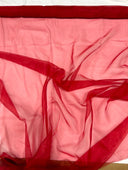 1 Yard Crinkle Barbie Organza Fabric Two Tone Sheer Polyester for Decor Events & Crafts Width 36 inches