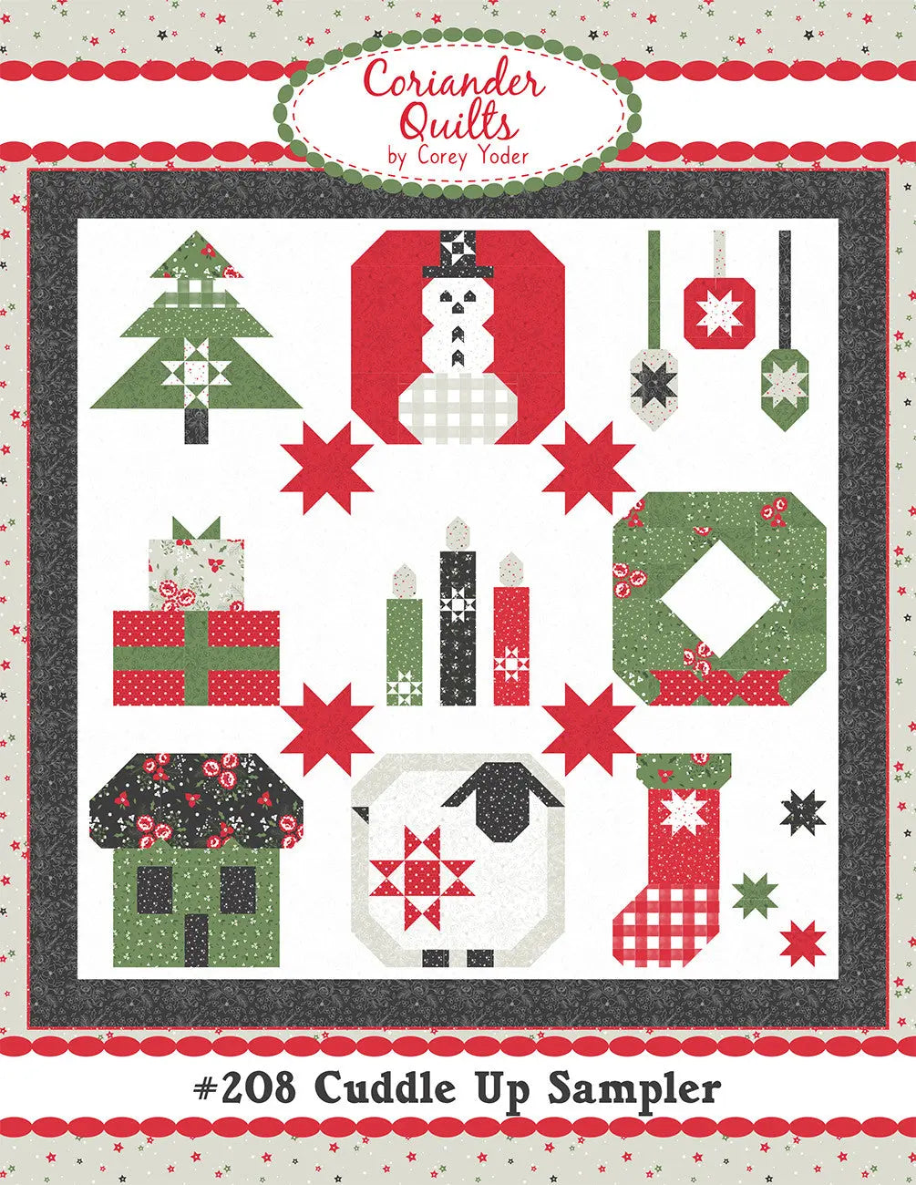 Quilt Pattern Cuddle Up Sampler 70in x 70in
