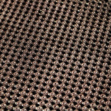 Cupped Aluminum Scale Mesh Fabric - Silver, Matte Brown, Black, 21" X 62" (1 Piece)