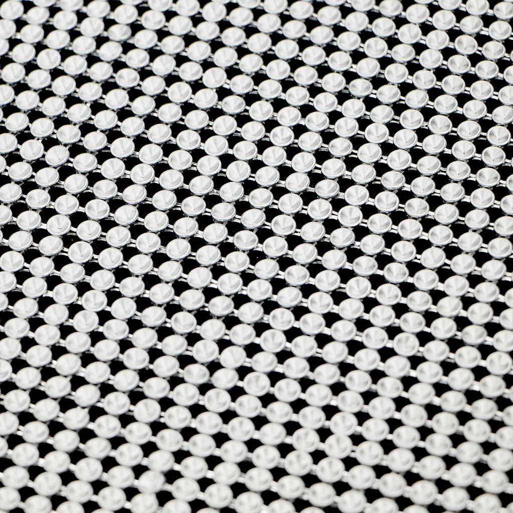 Aluminum Scale Mesh Silver
