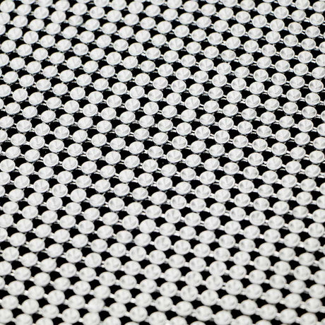 Cupped Aluminum Scale Mesh Aluminum Fabric - Silver, Matte Brown, Black, Chain Mail Pattern, 21" X 62" (1 Piece)