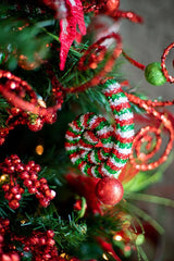 30” Tinsel Swirl Spray