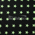 Costume Star Nylon Spandex Fabric - Black Night Star Print, 58/60" Width (1 Yard)