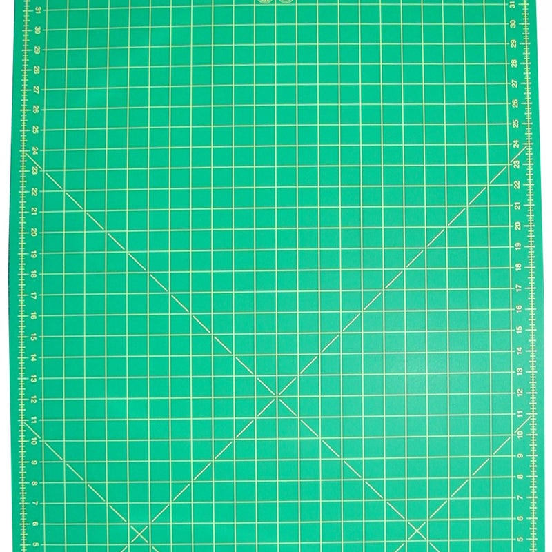 Cutting Mat Omnigrid Green with Yellow Grid 24in x 36in