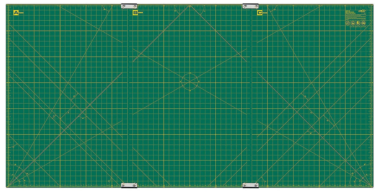 Cutting Mat Set of 3 Green 35in x 70in